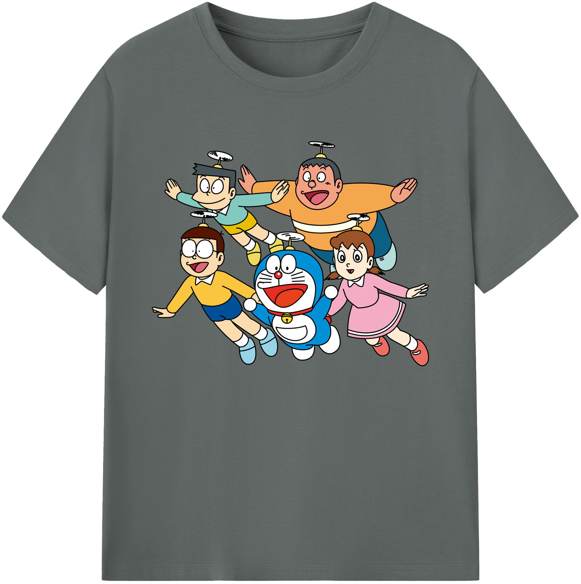 （画像用） ドラえもん 骨川 スネ夫 Doraemon Honekawa Suneo 綿100％ メンズ半袖Tシャツ｜肌触りやわらか＆通気性